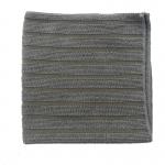Eight Grid Rigid Wire Microfiber Cleaning Cloth Warp Knitting Grey for sale