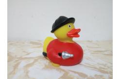 China Postman Fireman Custom Rubber Ducks Gift 8.5cm Length For Promotional Gift supplier