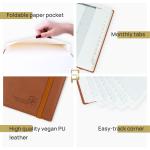 Brown 6.5''X8.5'' Custom Weekly Planner 2023 2023 Softcover O Binding