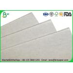 0.5mm - 4mm Grey Paper Board , Laminated Cardboard Sheets For Book Binding for sale