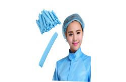 China Non Woven Disposable Head Cap Hospital Clean Room Using CE FDA ISO9001 Standards supplier