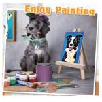 3mm Thickness Pre Drawn Outline Sketched Canvas For Kid Beginners Student Adults