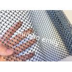 6x6mm Aperture Decorative Metal Mesh Curtain For Fireplace Screen for sale