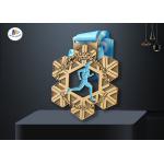 Die Cast Custom Sport Medals 10K With Ribbon round Shape Pesonalized