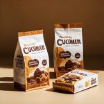 ​Premium BOPET Coffee Pouches - Glossy Gold Trim & Custom Brand Embossing