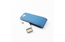 China custom Embossing Logo PU Leather USB Flash Drive USB 2.0 Port supplier