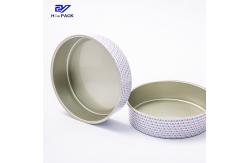 China Cigarette Round Tin Containers D99x27mm 180ml Weed Packaging Can supplier