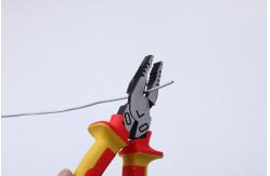 China 7 Inch 63 HRC High Leverage Combination Pliers Combination Electrical Pliers supplier