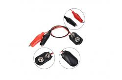 China 9V Snap Battery Button Alligator Clips Electronic Components Batteries Connector supplier