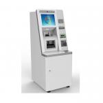 220V 17'' Screen Foreign Currency Exchange Machine ATM Kiosk With Cash Acceptor And Dispenser for sale