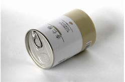 China Recyclable Food / Fruit / Nut Packing Paper Composite Cans ,  Easy Open food canister supplier