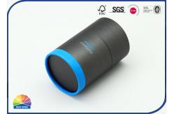 China Black 157gsm Coated Paper Tube Containers Concise 4c Print supplier