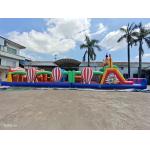 Inflatable Carnival Obstacle Course Customized For Rental And Sale
