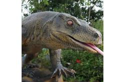 China Snowproof 4m Realistic Animatronic Animals Komodo Dragon Model supplier