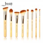 Jessup 8pcs Bamboo Makeup Brushes Set Premium Synthetic Hair for sale