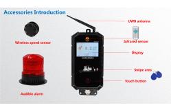 China Forklift Collision Avoidance UWB 10W LED Warning Light supplier