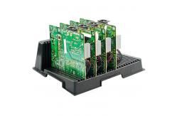 China Antistatic ESD Plastic PCB Tray ESD PCB storage rack supplier