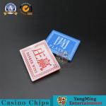 Gambling Table Baccarat Poker Games Win Button Acrylic Plastic Red Blue Games Marker Factory Design Custom Accessories for sale