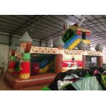Double Stitching Inflatable Indian Large Bounce House , Fun City Inflatables 8 X 5 X 6m for sale