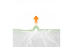 China Heavy Duty 80L LDPE Plastic Drawstring Garbage Bag supplier