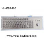 IP65 Panel Mount SS Metal Keyboard With Trackball for sale