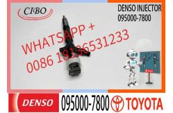 China 095000-7800 For TOYOTA  Diesel Fuel Injector  23670-30310 23670-39285 supplier