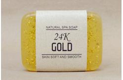 China Coconut Oil Organic Handmade Soap 24K Gold Natural Cleansing Face Whitening supplier