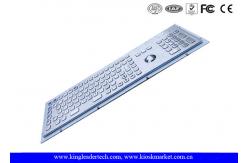 China 103 Keys Trackball Rugged Metal Keyboard With Number Keys Function Keys supplier