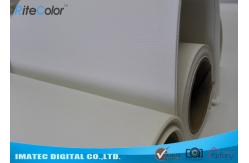 China Glossy Polyester Artist Canvas Roll , Inkjet Printable Canvas Paper 30Meters supplier