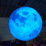 Giant Advertising Inflatable Moon Model LED Moon Balloon For Decoration for sale