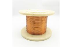China Super Thin Flat Copper Wire High Temperature Hot Wind Self Adhesive supplier