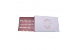 China Sweet Pink Macaron Packaging Box High Quality 12 pcs with Plastic Inner Tray supplier