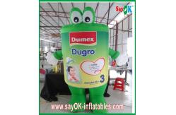 China Green Portable Inflatable Cartoon Characters Custom Advertising Inflatables supplier