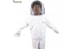 China Terylene Honey Bee Protection Suit Kids Beekeeping Protective Clothing With Round Veil supplier