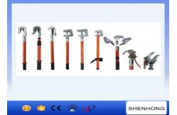 China 220KV Overhead Line Construction Tools Retractable Fiberglass Telescoping Hot Stick supplier