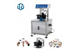 China 100w 200 Bottles/Hour Semi Auto Screw Linear Capping Machines supplier
