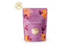 China Resealable Biodegradable Plastic Ziplockk Bags ROHS Matte Finished Dried Fruit Packaging supplier