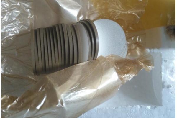 Round Piezo Ceramic Plate Positive And Negative Electrode