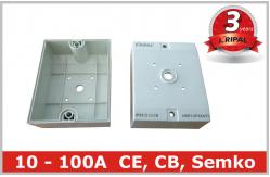 China IP65 32A Three Pole Isolator Switch / Industrial Rotary On Off Switch supplier