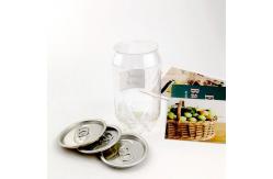 China Customized 310ml Small Clear Plastic Juice Bottles With Lids supplier
