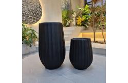 China Upgrade Gardening Game With Our Stylish Fiber Clay Planter Collection supplier