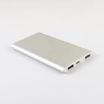 Engraving LOGO Metal Portable Power Bank 5000MAH with Optimized Heat Dissipation for sale