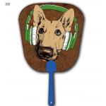 Promotional Product PP 3D Lenticular Effect Plastic Hand Fan