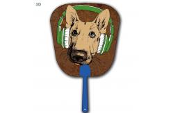 China Promotional Product PP 3D Lenticular Effect Plastic Hand Fan supplier