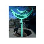 Colorful Painted Metal Sculpture Large Abstract Metal Sculpture Customized Size for sale