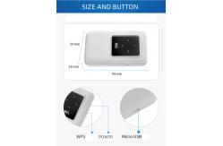 China 4G LTE Pocket WiFi Router Unlocked Wireless Modem With Sim Battery supplier