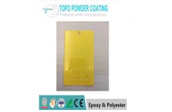 China RAL 1018 Yellow Pure Polyester Powder Coating H Pencil Hardness Non - Toxic supplier