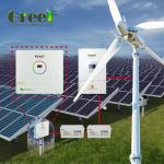 5.6M Rotor Diameter Pitch Control Wind Turbine with FRP Blades 0.3N.M Start Torque for sale