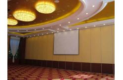 China Function Hall Top Suspended Acoustic Partition Wall Panel Standard Thickness 65mm 80mm 100mm supplier