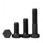 DIN933 grade 8.8 black oxide coating outer hexagon bolt for sale